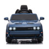 Dodge Challenger SRT, 12V Elektrische Kinderauto, Leder Zitje, Rubberen Banden, elektrische kinderauto – blauw – afbeelding 2