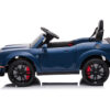 Dodge Challenger SRT, 12V Elektrische Kinderauto, Leder Zitje, Rubberen Banden, elektrische kinderauto – blauw – afbeelding 4