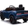 Dodge Challenger SRT, 12V Elektrische Kinderauto, Leder Zitje, Rubberen Banden, elektrische kinderauto – blauw – afbeelding 5