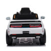 Dodge Challenger SRT, 12V Elektrische Kinderauto, Leder Zitje, Rubberen Banden, elektrische kinderauto – wit – afbeelding 6