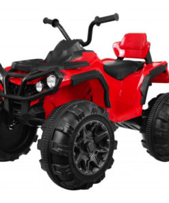Elektrische Quad, 12V, Rubberen Banden, met Afstandsbediening – rood