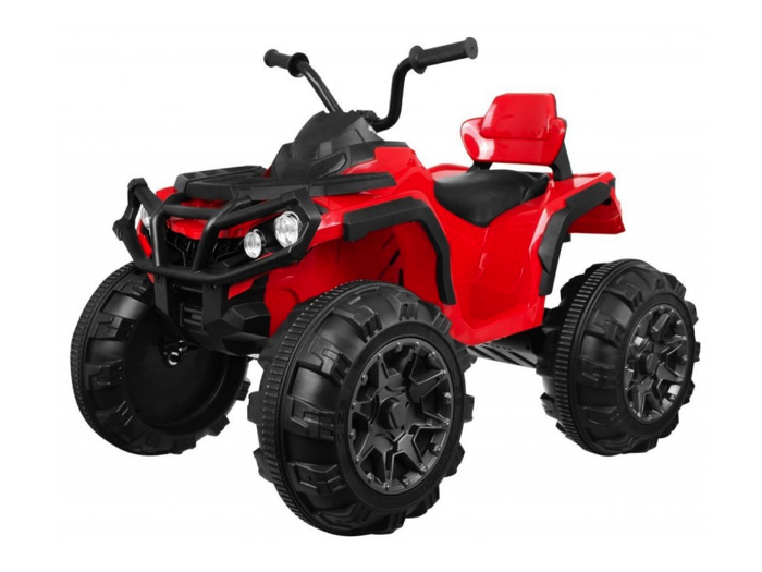 Elektrische Quad, 12V, Rubberen Banden, met Afstandsbediening – rood