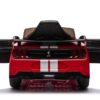 Ford Mustang Gt500, 12V Elektrische Kinderauto met Rubberen Banden, Leder Zitje en Meer – afbeelding 7