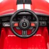 Ford Mustang Gt500, 12V Elektrische Kinderauto met Rubberen Banden, Leder Zitje en Meer – afbeelding 8