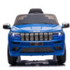 Jeep Grand Cherokee, 12V Elektrische Kinderauto, Leder Zitje en Meer – blauw – afbeelding 2