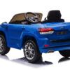 Jeep Grand Cherokee, 12V Elektrische Kinderauto, Leder Zitje en Meer – blauw – afbeelding 5