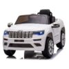 Jeep Grand Cherokee, 12V Elektrische Kinderauto, Leder Zitje en Meer – wit
