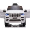 Jeep Grand Cherokee, 12V Elektrische Kinderauto, Leder Zitje en Meer – wit – afbeelding 4