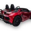 Lamborghini Aventador, 2-Persoons 24V Elektrische Kinderauto met Rubberen Banden, Leder Zitje – rood – afbeelding 6
