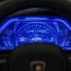 Lamborghini Aventador, 2-Persoons 24V Elektrische Kinderauto met Rubberen Banden, Leder Zitje – wit – afbeelding 8