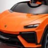 Lamborghini Lanzador, 12V Elektrische Kinderauto – oranje – afbeelding 12