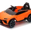 Lamborghini Lanzador, 12V Elektrische Kinderauto – oranje – afbeelding 6