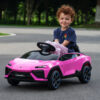 Lamborghini Lanzador, 12V Elektrische Kinderauto – roze – afbeelding 3