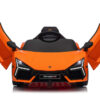 Lamborghini Revuelto, 12V Elektrische Kinderauto met Eva Banden en Kunstleder Zitje – afbeelding 2