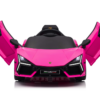 Lamborghini Revuelto, 12V Elektrische Kinderauto – roze – afbeelding 3