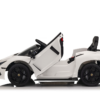 Lamborghini Revuelto, 12V Elektrische Kinderauto – wit – afbeelding 3