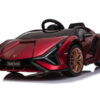 Lamborghini Sian, 12V Elektrische Kinderauto met Vleugeldeuren – rood – afbeelding 2