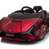 Lamborghini Sian, 12V Elektrische Kinderauto met Vleugeldeuren – rood
