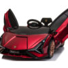 Lamborghini Sian, 12V Elektrische Kinderauto met Vleugeldeuren – rood – afbeelding 3
