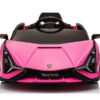 Lamborghini Sian, 12V Elektrische Kinderauto met Vleugeldeuren – roze – afbeelding 2