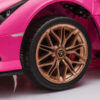 Lamborghini Sian, 12V Elektrische Kinderauto met Vleugeldeuren – roze – afbeelding 11