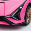 Lamborghini Sian, 12V Elektrische Kinderauto met Vleugeldeuren – roze – afbeelding 12