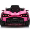 Lamborghini Sian, 12V Elektrische Kinderauto met Vleugeldeuren – roze – afbeelding 6