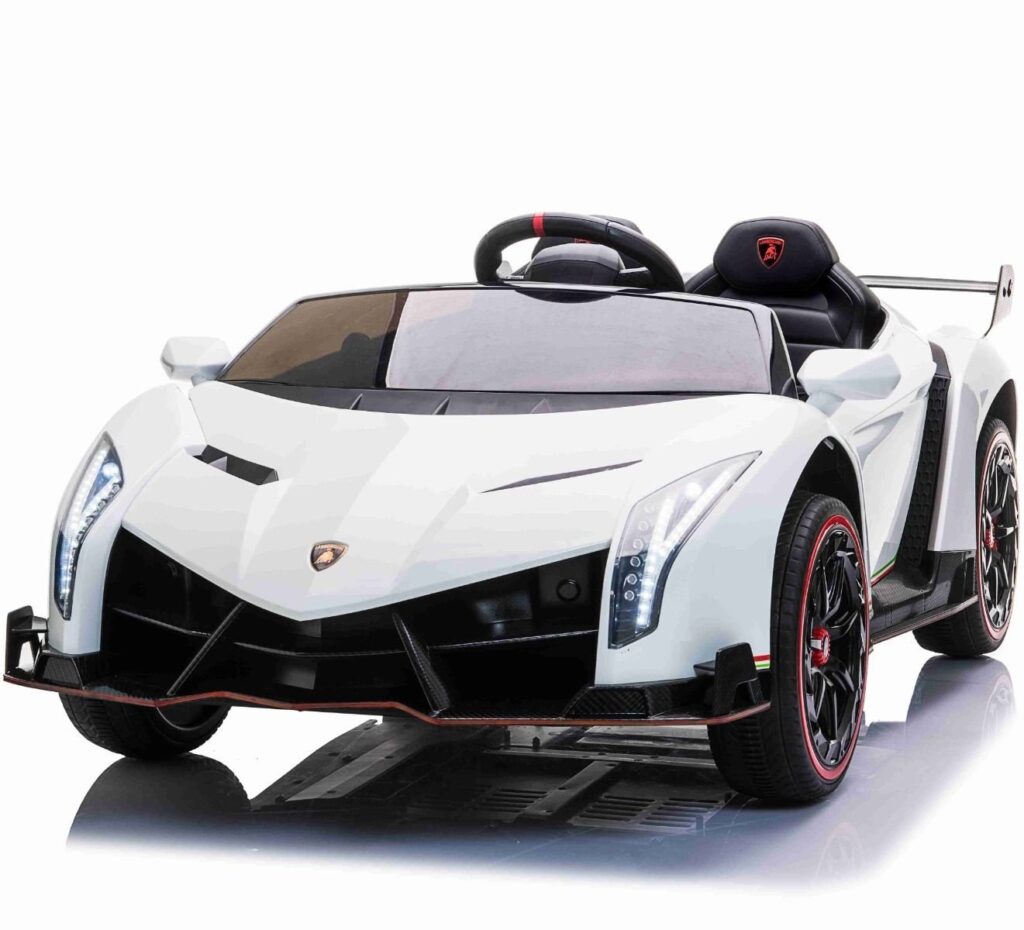 Lamborghini Veneno, 2-Persoons Elektrische Kinderauto met 4 Motoren en Meer