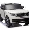 Land Rover, Range Rover, 2 Zitter, 24V Elektrische Kinderauto, Rubberen Banden en Meer – wit – afbeelding 2