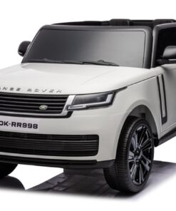 Land Rover, Range Rover, 2 Zitter, 24V Elektrische Kinderauto, Rubberen Banden en Meer – wit