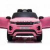 Land Rover, Range Rover Evoque, 12V elektrisch kindervoertuig – roze – afbeelding 4