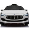 Maserati Ghibli, 12V Elektrische Kinderauto, Rubberen Banden, Leder Zitje – afbeelding 3