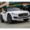 Maserati Ghibli, 12V Elektrische Kinderauto, Rubberen Banden, Leder Zitje – afbeelding 7