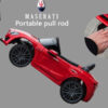 Maserati Ghibli, 12V Elektrische Kinderauto, Rubberen Banden, Leder Zitje – afbeelding 9