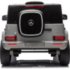 Mercedes Benz EQG, 12V Elektrische Kinderauto met Rubberen Banden, Leder Zitje en Meer – grijs – afbeelding 5