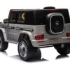 Mercedes Benz EQG, 12V Elektrische Kinderauto met Rubberen Banden, Leder Zitje en Meer – grijs – afbeelding 6