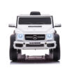 Mercedes-Benz G63 6X6, 12V met Rubberen Banden en Meer – wit – afbeelding 2