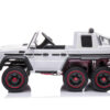 Mercedes-Benz G63 6X6, 12V met Rubberen Banden en Meer – wit – afbeelding 4