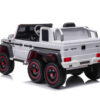 Mercedes-Benz G63 6X6, 12V met Rubberen Banden en Meer – wit – afbeelding 5