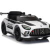 Mercedes-Benz Gt3 AMG 12V Elektrische Kinderauto met Rubberen Banden, Leder Zitje en Meer – afbeelding 2