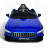 Mercedes CLA 45 S AMG 12V elektrische kinderauto met Rubberen Banden, Leder Zitje en Meer – blauw – afbeelding 2