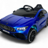 Mercedes CLA 45 S AMG 12V elektrische kinderauto met Rubberen Banden, Leder Zitje en Meer – blauw