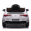 Mercedes CLA 45 S AMG 12V elektrische kinderauto met Rubberen Banden, Leder Zitje en Meer – wit – afbeelding 9