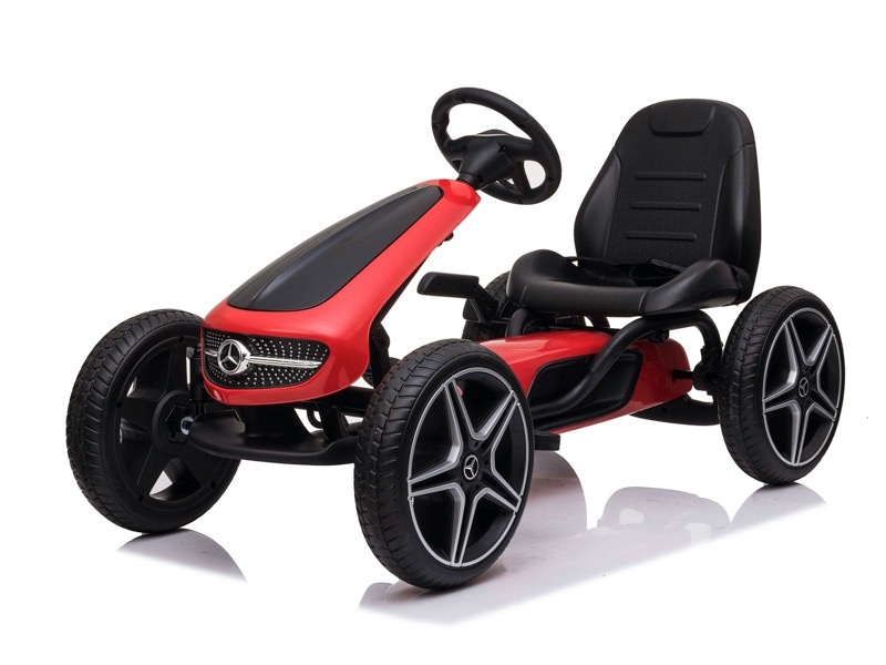 Mercedes, Skelter / Trapauto / Go-Kart – rood
