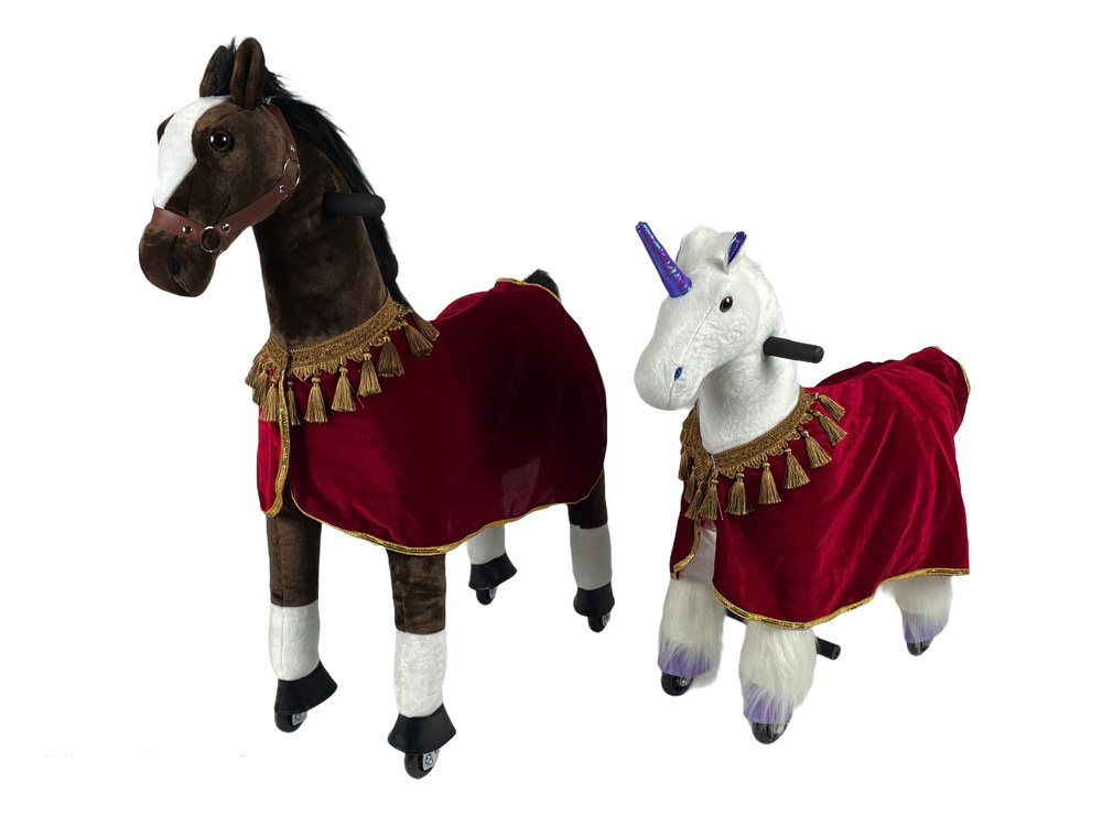 Paardendeken voor MY PONY Speelgoed Paarden (Rood)