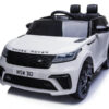 Range Rover Velar, 12V Kinderauto met Afstandsbediening en Meer – wit