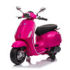 Vespa Sprint, 12V Elektrische Scooter met Muziek en Meer – roze