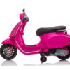 Vespa Sprint, 12V Elektrische Scooter met Muziek en Meer – roze – afbeelding 4