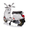 Vespa Sprint, 12V Elektrische Scooter met Muziek en Meer – wit – afbeelding 4