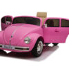 Volkswagen Beetle Oldtimer, 12V Kinderauto met Rubberen Banden en Meer – afbeelding 2